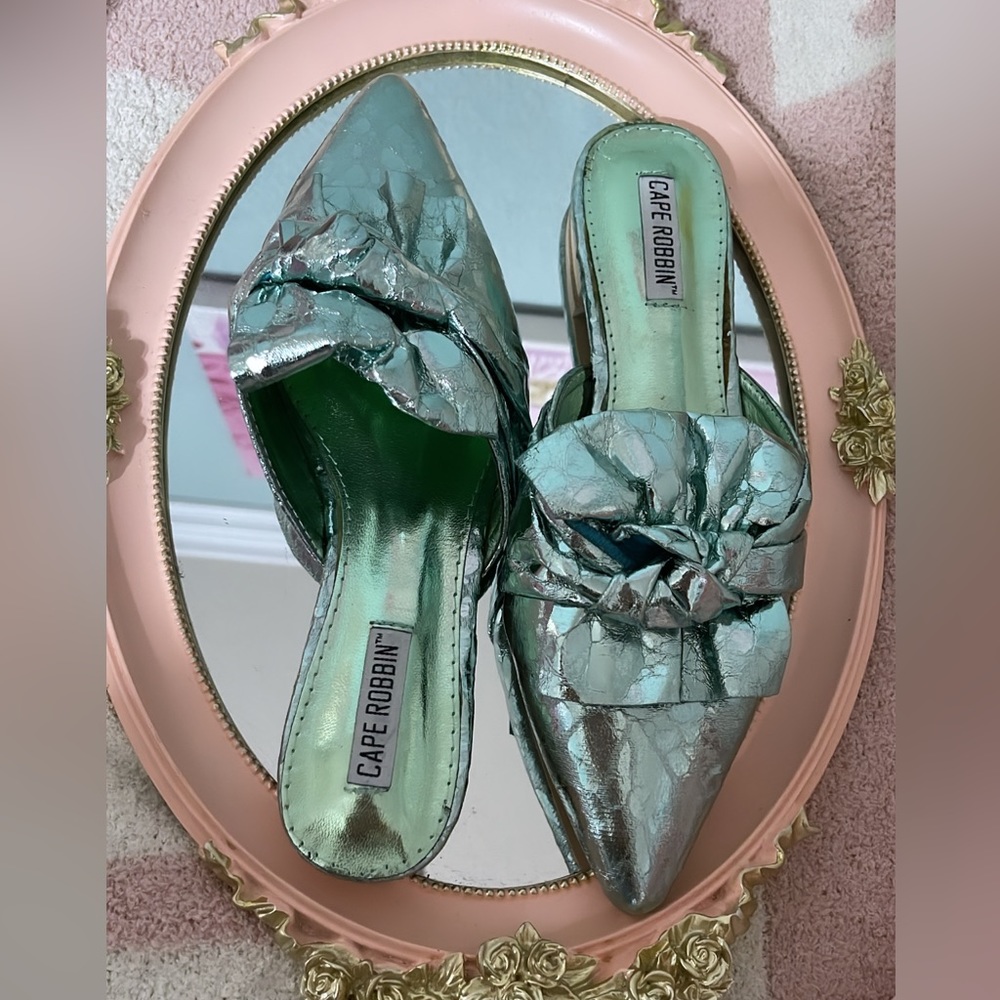Metallic shoes